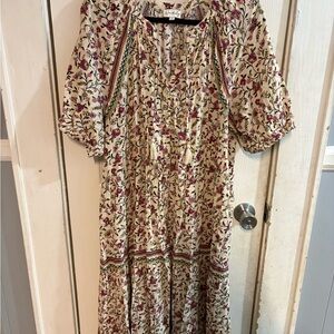 Wonderly Multicolor Floral Long Sleeve Dress